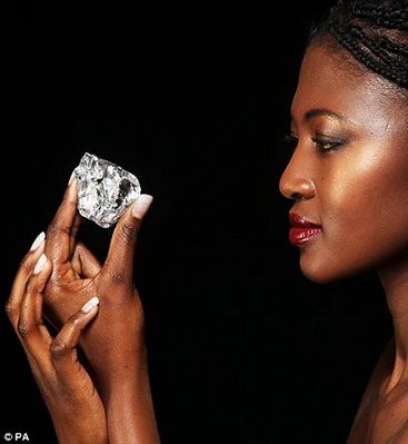 O maior diamante do mundo, não lapidado - África do Sul