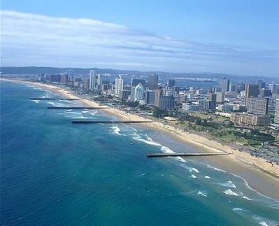 Panormica da cidade de Durban - frica do Sul