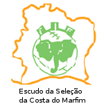 imagem do escudo da seleção da Costa do Marfim