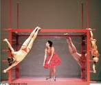 Cena de um dos espetáculos da Companhia de Dança Deborah Colker. <br> <br> Palavras-chave: dança, expressão corporal, Deborah Colker.