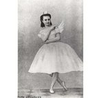 Imagem de Anna Sobeshchanskaya como Odette na primeira montagem (1877). <br> <br> Palavras-chave: dana, bal dramtico, O Lagos dos Cisnes, Tchaikovsky.