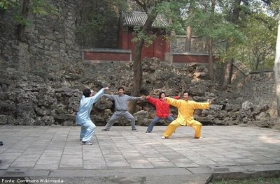 O Tai Chi Chuan (Taijiquan) é um sofisticado e interessante sistema chinês que combina exercícios milenares corporais (Qi Gong - Tao Yin), a respiração e os preceitos da Medicina Tradicional Chinesa. Seus movimentos, suaves e cíclicos, também são aplicados como arte marcial. 
Fonte da descrição: http://www.taichicuritiba.com.br/
<br>
<br>
Palavras-chave: arte marcial, exercícios, respiração.