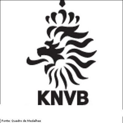 Imagem referente ao escudo da Seleção de Futebol da Holanda.
<br><br>
Palavras-chave: esporte, futebol, escudo, Holanda.
