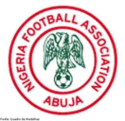 Imagem referente ao escudo da Seleção de Futebol da Nigéria.
<br><br>
Palavras-chave: esporte, futebol, escudo, Nigéria.