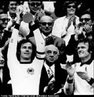 País sede em 1974: Alemanha Ocidental<br><br> Campeão: Alemanha Ocidental<br><br> Vice: Holanda<br><br> Terceiro: Polônia<br><br> Quarto: Brasil<br><br>  Chuteira de Ouro: Grzegorz Lato (POL)<br><br> Prêmio Melhor Jogador Jovem: Wladyslaw Zmuda (POL)<br><br>  Alemanha Ocidental, foi campeã em casa, e como em 1954 a sua vitória veio às custas de uma equipe considerada a melhores do mundo. Holanda de Johan Cruyff era favorita antes da final. Foi também um torneio memorável para a Polónia, ficando com o terceiro lugar. <br><br> Palavras-chave: esporte, futebol, Copa do Mundo, Alemanha Ocidental, 1974. 
