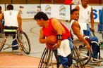 Imagens do Campeonato Regional Brasileiro de Basquete em Cadeira de Rodas. <br> <br> Palavras-chave: esporte, basquetebol em cadeiras de rodas, basquetebol.