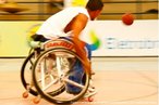 Imagens do Campeonato Regional Brasileiro de Basquete em Cadeira de Rodas. <br> <br> Palavras-chave: esporte, basquetebol em cadeiras de rodas, basquetebol.