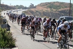Imagem de vários ciclistas durante uma prova. <br> <br> Palavras-chave: esporte, ciclismo, bicicleta.