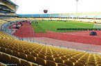 Localizado na cidade de Rustenburg (África do Sul) - Estádio Royal Bafokeng (reformado) - capacidade de 42.000 espectadores. <br><br> Palavras-chave: esporte, futebol, estádio, Royal Bafokeng, Rustenburg, África do Sul, Copa do Mundo.