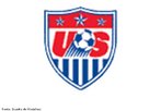 Imagem referente ao escudo da Seleção de Futebol dos Estados Unidos. <br><br> Palavras-chave: esporte, futebol, escudo, Estados Unidos.