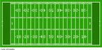 Imagem de um campo de futebol americano. <br><br> Palavras-chave: esporte, futebol americano, campo, posicionamento.