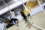 O futsac é um novo esporte criado no Brasil e possui duas modalidades: individual e em duplas.    <br> <br> Palavras-chave: esporte, futsac, individual, duplas.